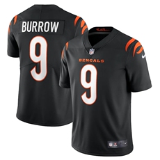 Форма для гандбола nfl橄榄球球衣bengals猛虎9burrow#2mcpherson1chase#5刺绣球衣