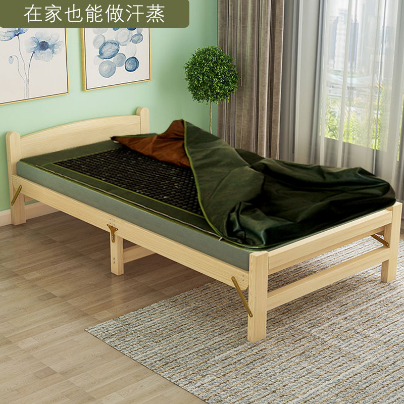 Jade mattress heating double temperature double cut Bianstone double 1 8m tatami 1 2m tourmaline cushion long wave