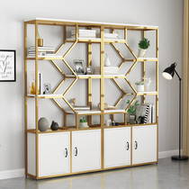 Barber shop product display cabinet Partition display rack Beauty salon sample display cabinet Hair salon shelf Cosmetics display rack