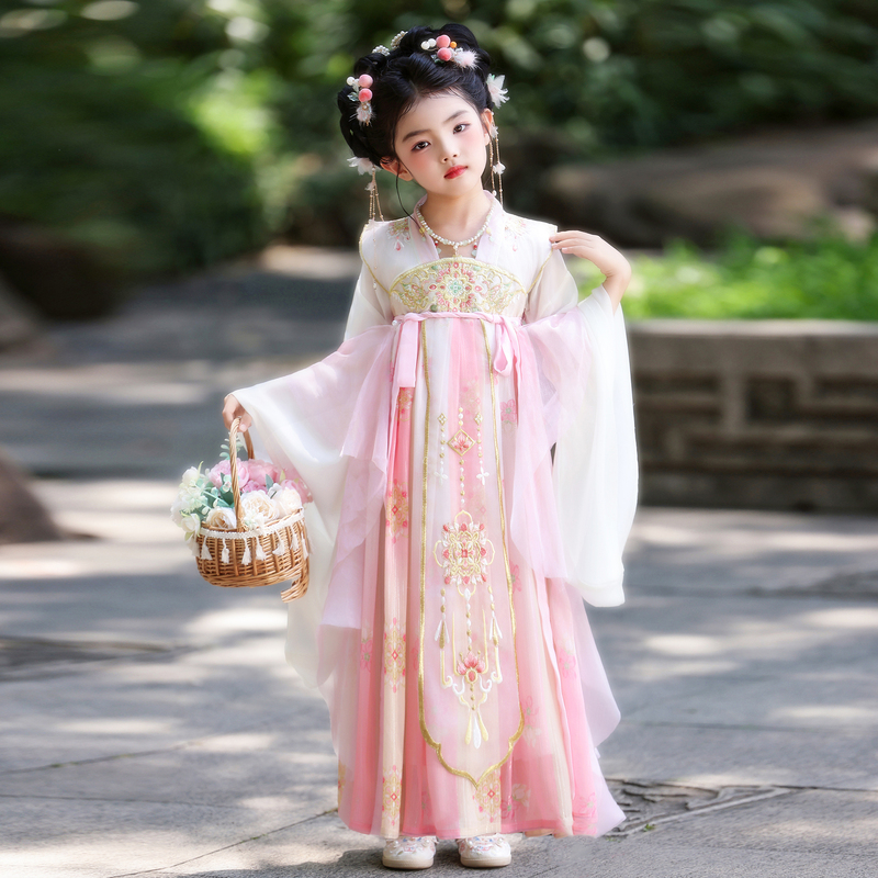 Hanfu for Girls 2026 New Spring and Autumn Children's Summer Chinese Style Princess Dress New Chinese-Style Dress Suitable for Everyday Wear Hanfu for Girls 2026 New Spring and Autumn Children's Summer Chinese Style Princess Dress New Chinese-Style Dress Suitable for Everyday Wear