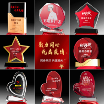 Anti-Plague Volunteer Crystal Trophy Custom Nurses Festival Medal Loving Creative Converse Man Epidemic Prevention And Control prevention and control