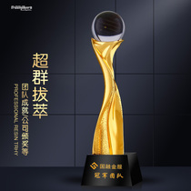 Resin Crystal Trophy Custom Set Making Unit Basketball Football Volleyball Golf Group Match Games Prize