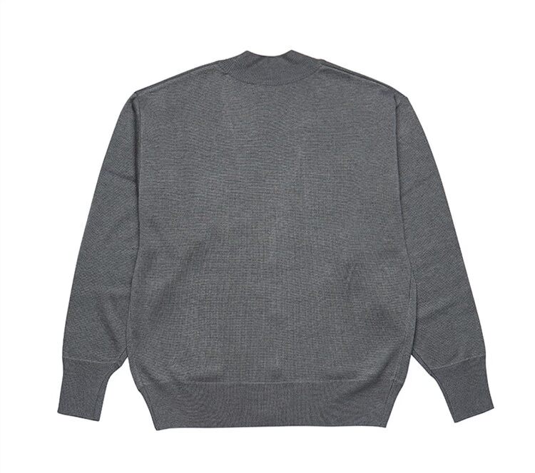 MSKN2ND 2019 mẫu áo len mới màu xám áo len ngắn cardigan Hàn Quốc mail trực tiếp - Áo len thể thao / dòng may váy len mùa đông