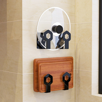 Yutang stainless steel kitchen shelf non-perforated wall Wall wall hanging knife plate rack chopping board storage rack