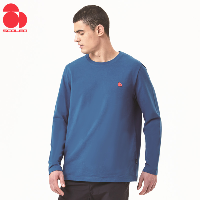 SCALER Sikéo outdoor 2021 spring summer men long sleeves function T-shirt New Xinjiang cotton jersey F4212307-Taobao