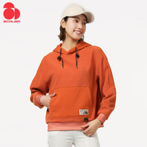 Skaile outdoor autumn and winter hooded fleece sweater men and women lamb velvet padded velvet F5302727