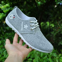 Giày vải mùa thu nam phiên bản Hàn Quốc của giày vải thủy triều giày khử mùi nam cũ Bắc Kinh giản dị giày nam thoáng khí giày nam mùa thu giày sneaker nam chính hãng