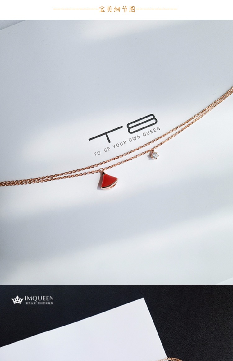 2018 mới mã não đỏ S925 bạc đôi váy đỏ vòng chân nữ sterling bạc cá tính thời trang gợi cảm nữ đỏ vòng chân cho nữ