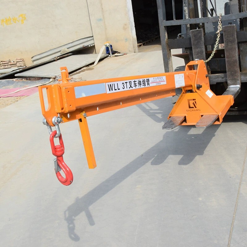 Forklift Boom, Lifting Boom, Telescopic Lifting Attachment, Fuel-Powered Forklift Attachment, Cargo Fork, Hook, Modified Boom Forklift Boom, Lifting Boom, Telescopic Lifting Attachment, Fuel-Powered Forklift Attachment, Cargo Fork, Hook, Modified Boom