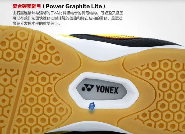 Chaussures de Badminton uniGenre YONEX SHB49C - Ref 842189 Image 12