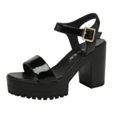 Сандалии на высоком каблуке, летняя универсальная обувь на платформе, 10см, 2023