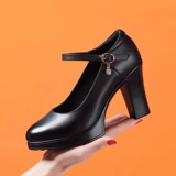 Ципао, водонепроницаемые комфортные туфли на высоком каблуке на платформе