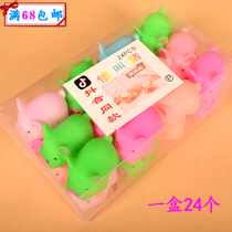 24 into the shaking sound with the same net red pig soft and can be called pinching pig primary school students children hanging board toy school edge
