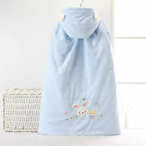 Seasonal pure cotton baby cape cape extra long childrens cape cape spring autumn winter male and female baby outing clothing