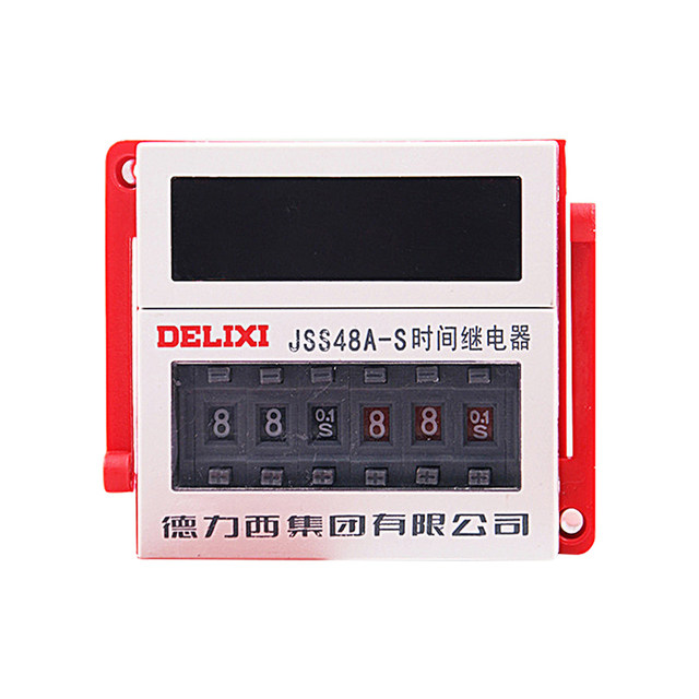 Delixi Digital Time Relay Four-Digit Adjustment Dh48A Jss48A-2Z 0.01S-99H99M