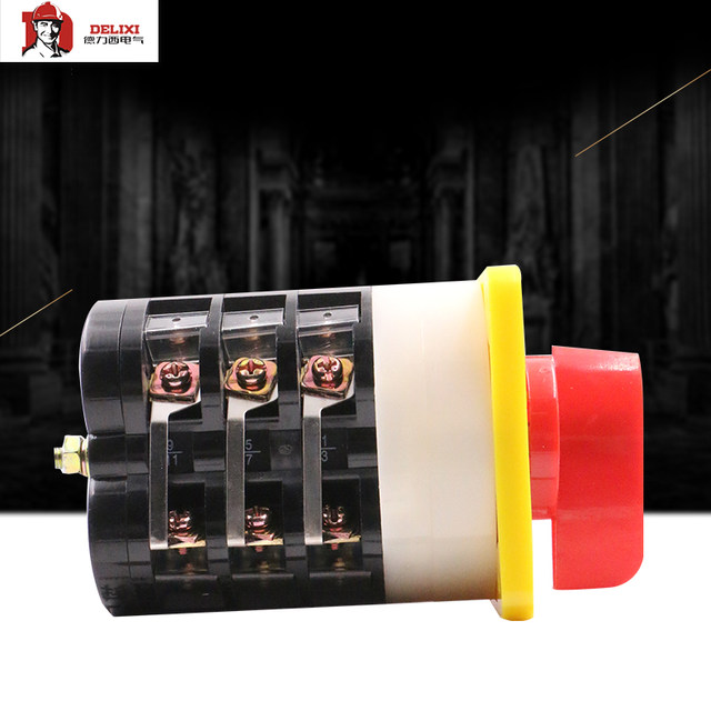 Delixi Voltage and Current Conversion Switch Lw5-16Yh3/3 Combination Rotary Switch Three-Position 3-Section Switch