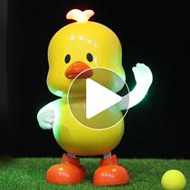 Shaking the same little yellow duck dancing and singing can move the baby 0-1 year old baby 2-3 boys and girls electric childrens toys
