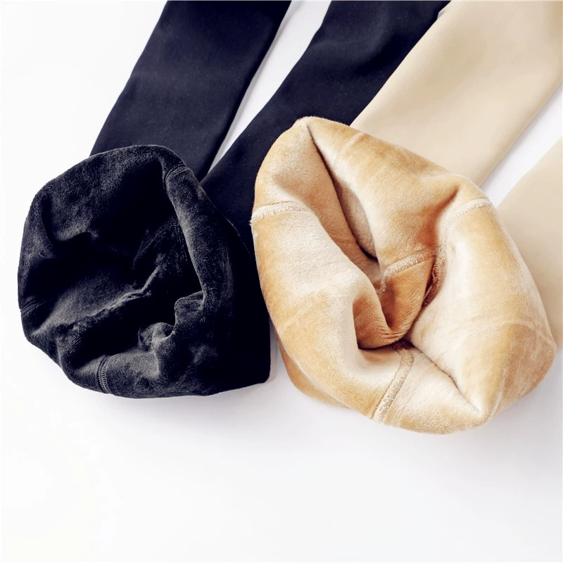 Mùa xuân và mùa thu với quần legging nhung mỏng và quần nữ cộng với quần nhung dày bên trong và bên ngoài mặc một quả bóng mỏng