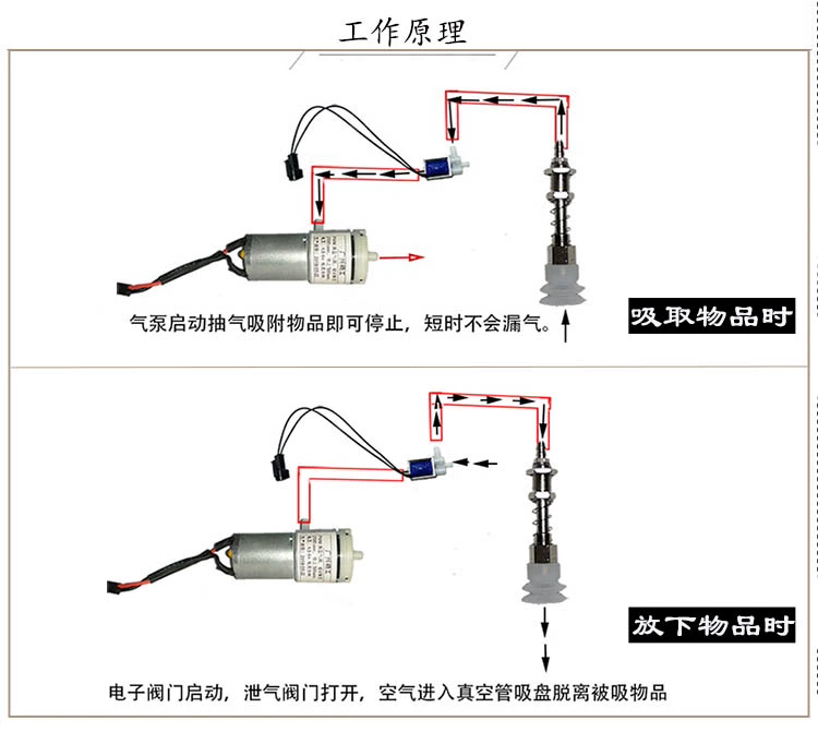 UNO R3 Cánh Tay Robot Hút Chân Không Máy Bơm Không Khí Hút Đa Năng Máy Bơm Không Khí Hỗ Trợ Tương Thích Arduino Khuyến Mãi