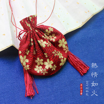 Need your own hands-on DIY handmade ancient wind fragrant sack material bag China knots phoenix double flow Su high-end sachet