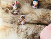 Hanfu qipao handmade hairpin handmade embroidered side clip kitty hairpin hairpin adorned with cute teenage girl full 29