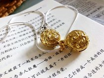Zhao Yunlan Daqing Bell necklace can ring 925 sterling silver handmade full