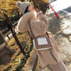 Small fragrant style all-match double-sided cashmere woolen coat mid-length cashmere pure wool cloak woolen coat women