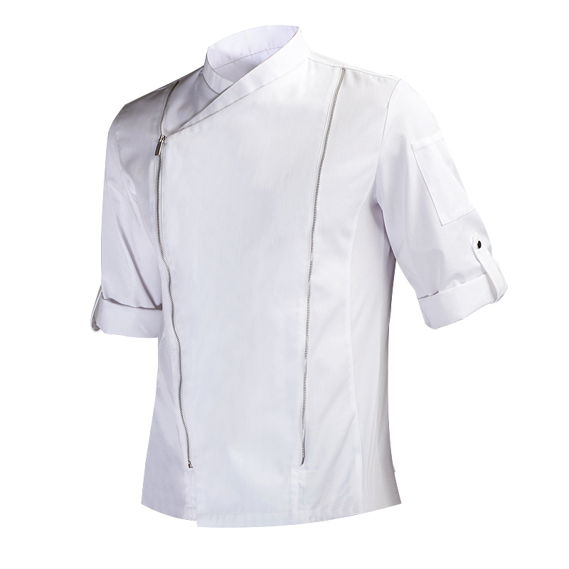 workclothes nam khách sạn nhà hàng nhà bếp ngắn sleevesummer trị Chef sau khi quần áo đầu bếp của khách hàng mỏng