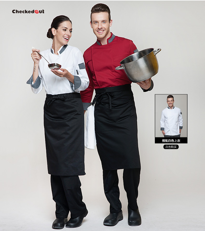 Veste chef cuisinier CHECKED OUT - Ref 1908050 Image 32