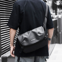 Mens shoulder bag Tide brand large capacity shoulder bag leisure sports cycling messenger bag multi-function boys inclined backpack