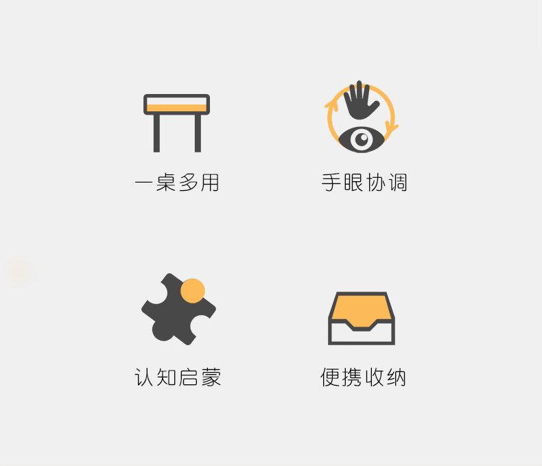 知识花园 儿童多功能积木桌 图2