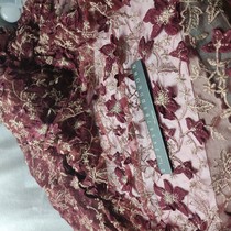 721-9 Inventory defective lace accessories 10 yuan per catty 0 53kg one piece of fabric gold thread