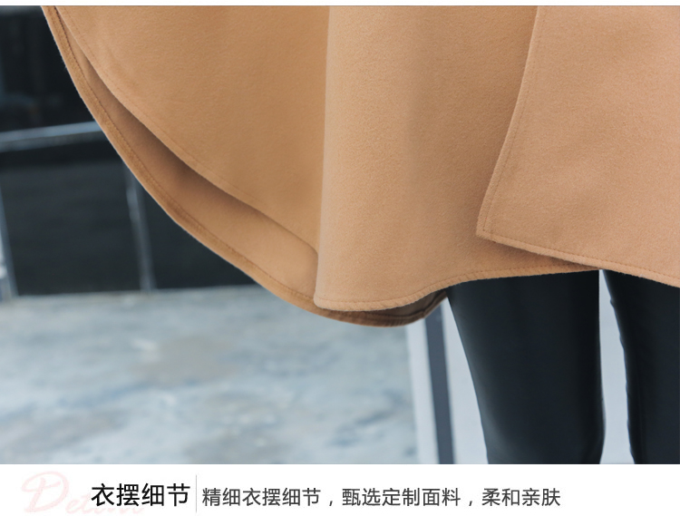 Korean version Polyester High temperature stereotypes coat (Camel-2XL)NHYF1326-Camel-2XL