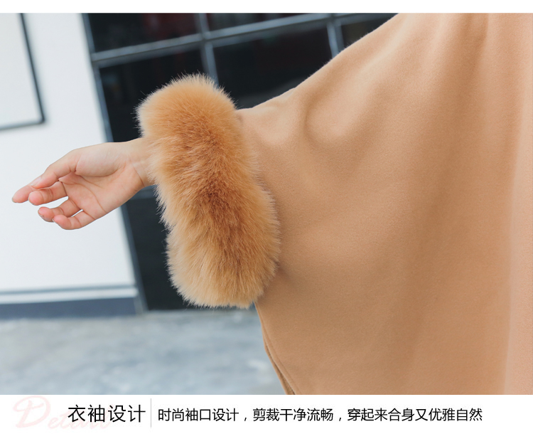 Korean version Polyester High temperature stereotypes coat (Camel-2XL)NHYF1326-Camel-2XL