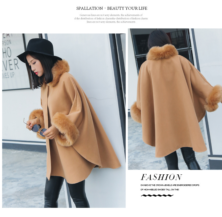 Korean version Polyester High temperature stereotypes coat (Camel-2XL)NHYF1326-Camel-2XL