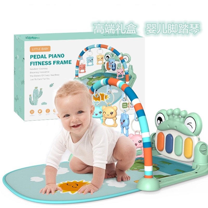Baby Pedantic Toy Baby Fitness Rack Newborn 0-36 months Pedantic Piano Creeping Cushion Toy Gift