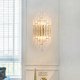 Postmodern Minimalist Creative Light Luxury Crystal Wall Lamp for Villa, Hotel, Project, Corridor, Staircase, Bedroom, Bedside, Background Wall