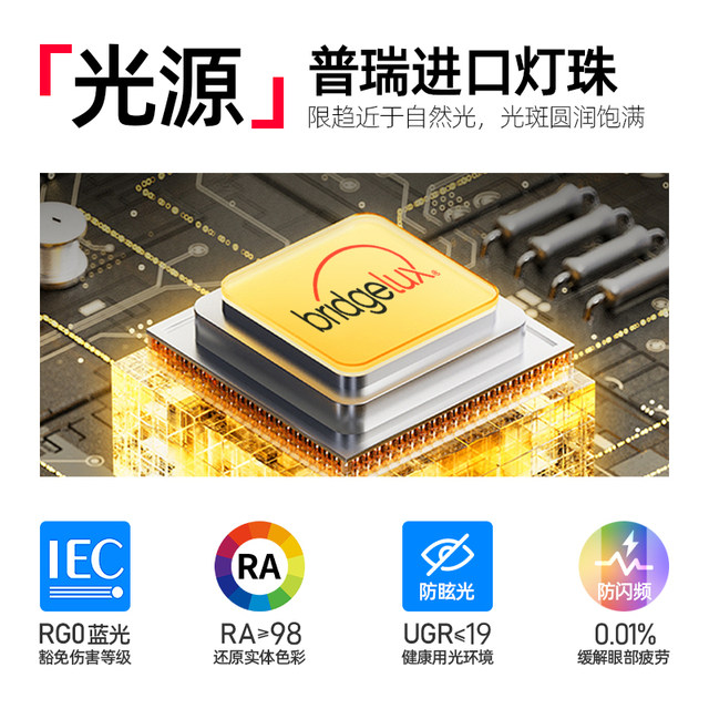 Minimalist Downlight with Deep Cup, Anti-Glare, Embedded 75mm, Antibacterial, Low Blue Light, Full Spectrum, Eye Protection, for Home Use in Living Room