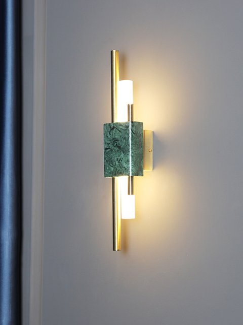 Postmodern Minimalist Light Luxury Marble Wall Lamp Led Living Room Background Wall Corridor Creative Staircase Bedroom Bedside Wall Lamp