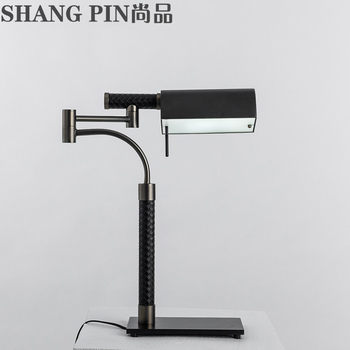 New Post-Modern Creative and Personalized Designer Study, Bedroom, Living Room, Fashionable Table Lamp, Bedside Decorative Leather Table Lamp