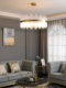 Postmodern Light Luxury Crystal Chandelier Villa Crystal Lamp Simple Creative Personality Living Room Chandelier Dining Room Bedroom Lighting Fixtures