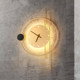 2025 Living Room Lamp Bedside Lamp Guangdong Zhongshan Lamp Clock Wall Lamp Bedroom Modern Simple Creative Clock