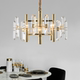 Postmodern Living Room Chandelier Designer Model Room Creative Light Luxury Restaurant Hall Home Simple and Atmospheric Crystal Lamp