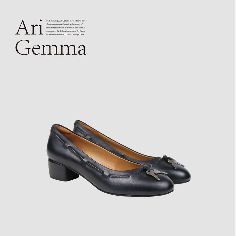 Ari Gemma｜Original Design Password Series·Key Pendant Shallow Mouth High Heel Ballet Shoes
