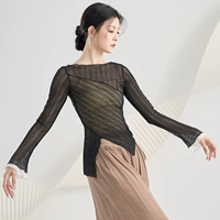 Черный лонгслив