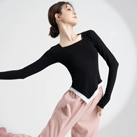 Черный лонгслив