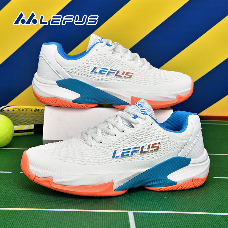 Revers/Lefus Tennis Shoes for Men and Women, Breathable Mesh, Autumn, Rubber Sole, Wear-Resistant, Non-Slip, Professional Training