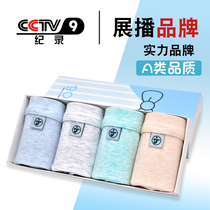 Boys underwear pure cotton A class of 8 boys 5 teenagers 6 middle children 7 CUHK children 9 children flat corner pants children four-corner pants