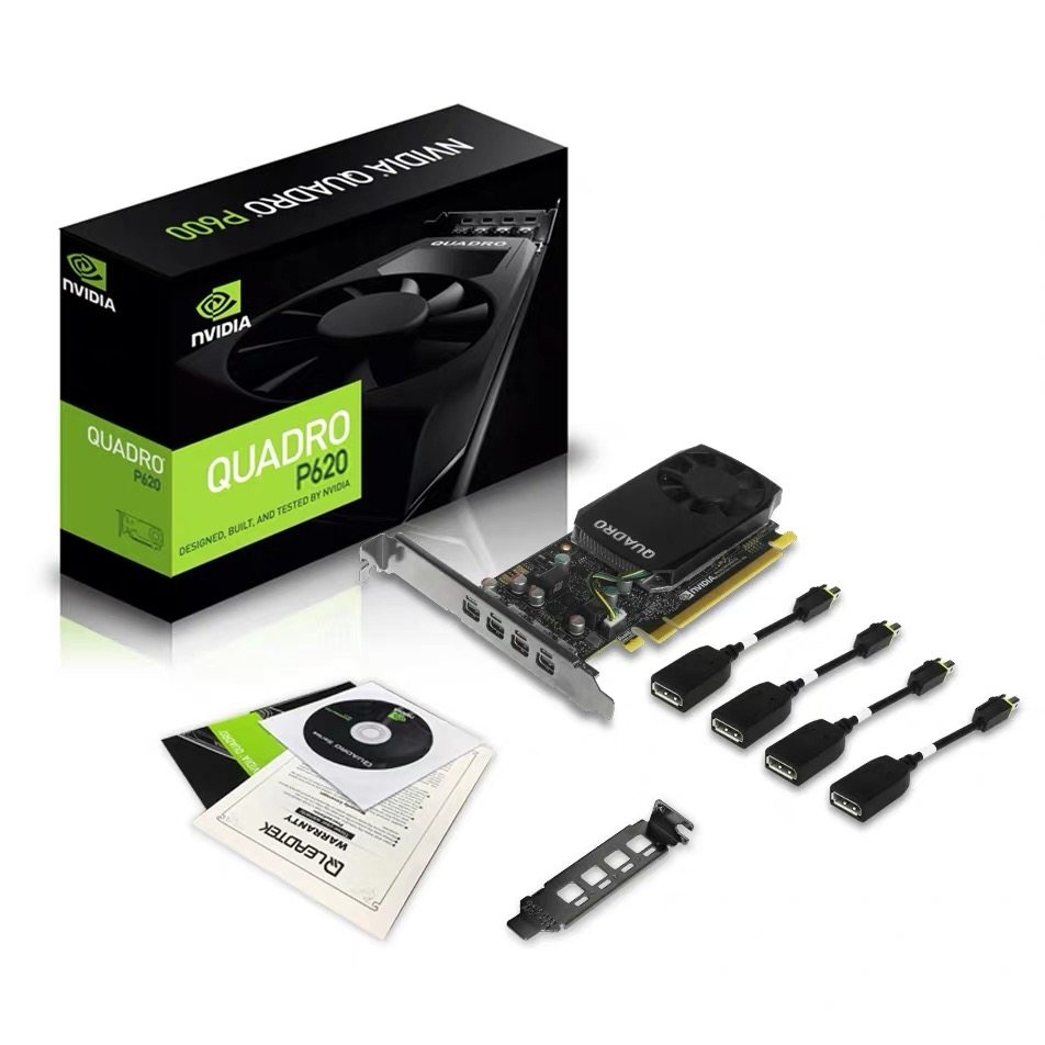 Leadtek Quadro p620 graphics card 2GB Professional graphics design 3D modeling video editing rendering graphics card