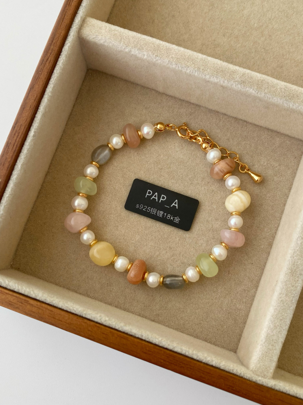 Pap_A·Macaron Summer Dopamine Colorful Bracelet 16+3cm